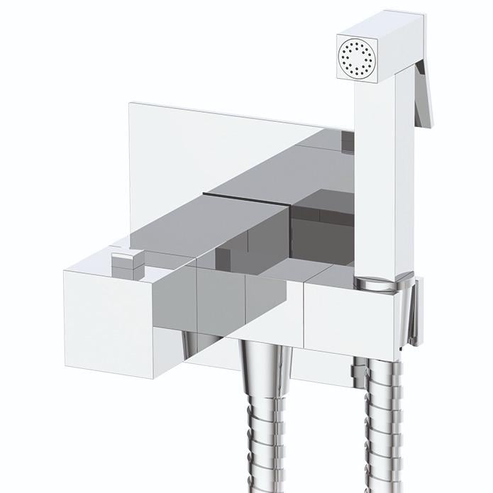 Смеситель для гигиенического душа KOER KB-24011-01 скрытый KR4734 Хром (209362)