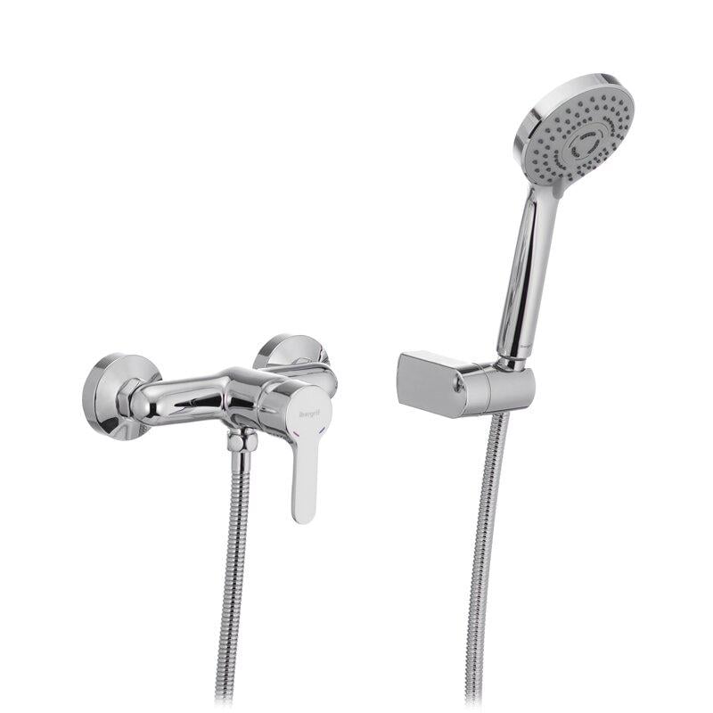 Змішувач для душу IBERGRIF Square IB0024 Хром (63468)