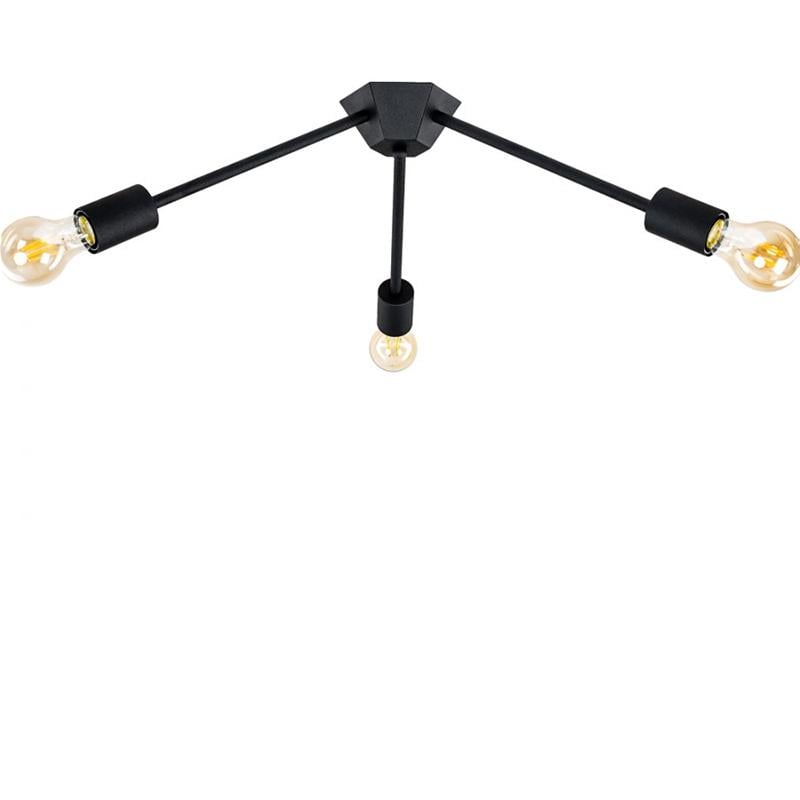 Світильник стельовий Attic K-3 C320 Black (1501)