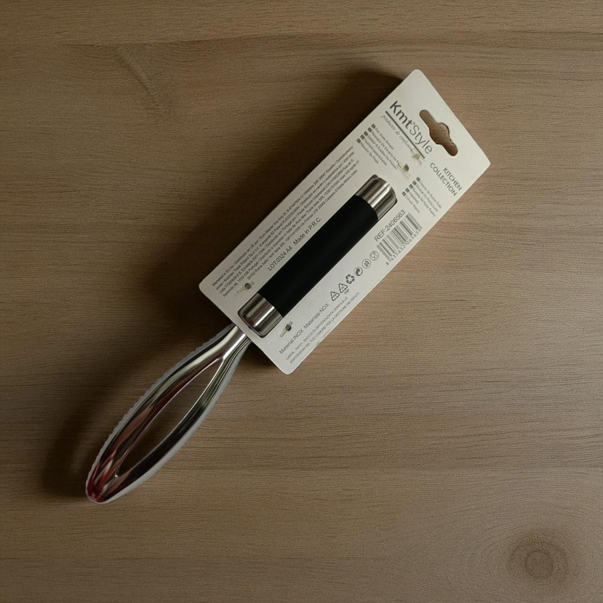 Рибочистка-скребок Dynasty Kitchen Prince 2406563 з нержавіючої сталі 24 см (2406563) - фото 2