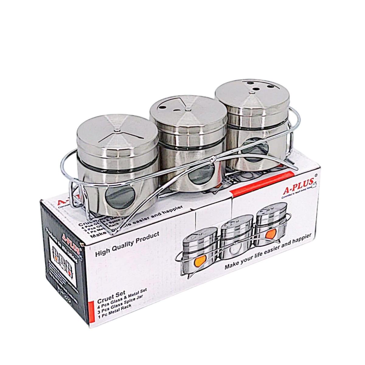 Ємності для спецій A-PLUS 4 предмета (1713) - фото 4 Ємності для спецій A-PLUS 4 предмета (1713) - фото 4