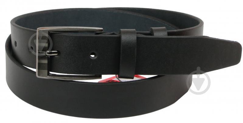 Кожаный ремень Skipper 110-130 x 3.3 см Черный (1200-33)