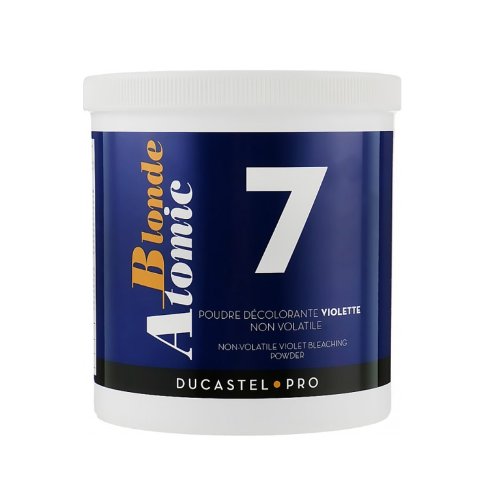 Пудра освітлювальна до 7 тонів з ментолом Laboratoire Ducastel Subtil Blonde Atomic 7 Violet Bleaching Powder 500 г