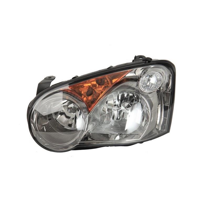 Фара передняя левая Subaru Impreza 2003-2005 H1/HB3 черная рамка (220-1111L-LDEM7)