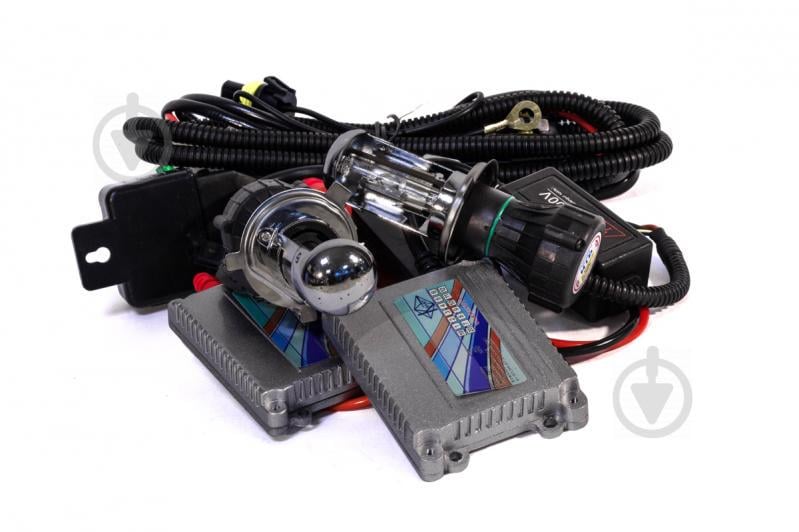 Комплект биксенона КВАНТ H4 6000К 12v с блоками AC