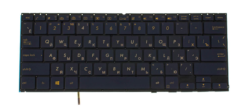 Клавиатура для ноутбука Asus UX370UAR с подсветкой клавиш (0KNB0-2604RU00)