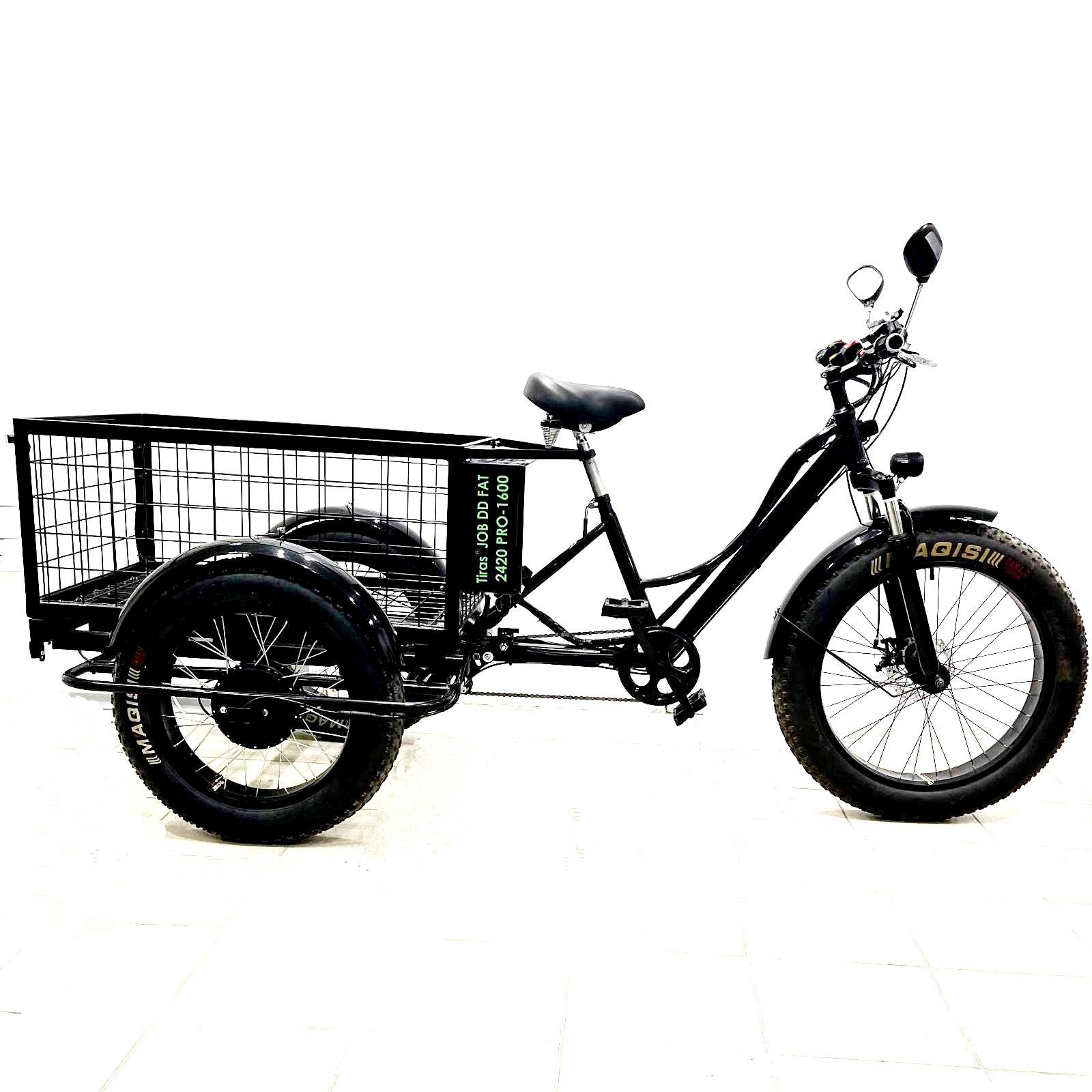 Электровелосипед трехколесный Tiras Job DD FAT 2420 PRO-1600 48V64Ah - фото 2