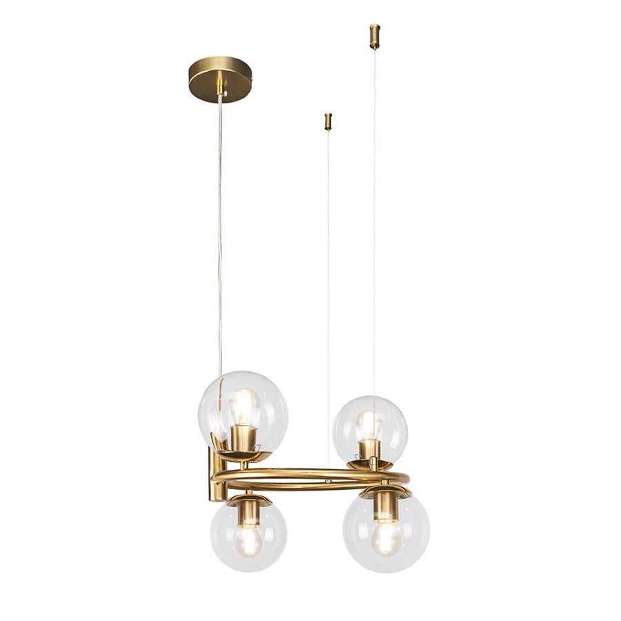 Люстра 7521011-4 BRZ+CL Бронзовый/Прозрачный (LVS5136) - фото 2