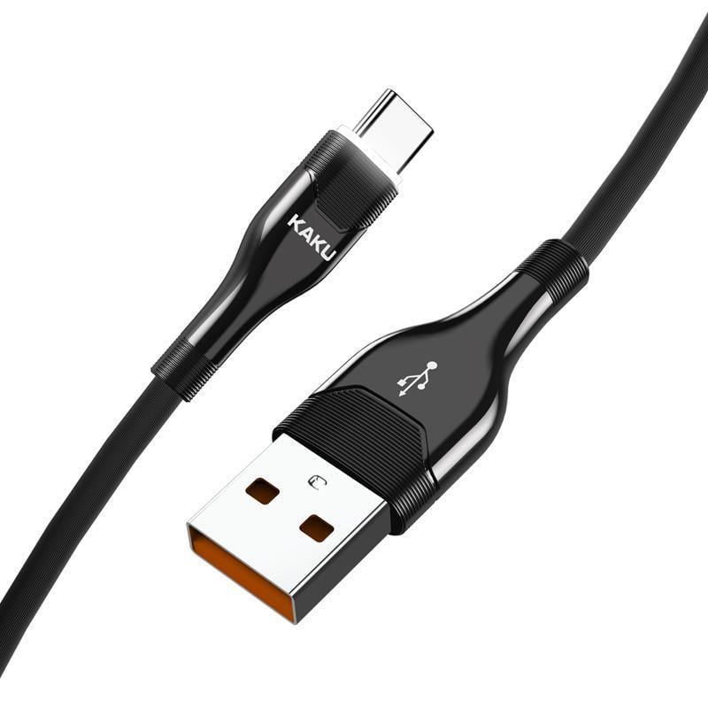 Кабель Kaku KSC223 USB TypeC с подсветкой 1,2 м Black (2053095660) - фото 2