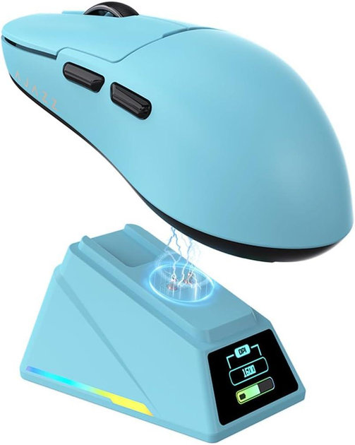 Миша бездротова Ajazz Aj159 Apex PixArt PAW3950 Blue