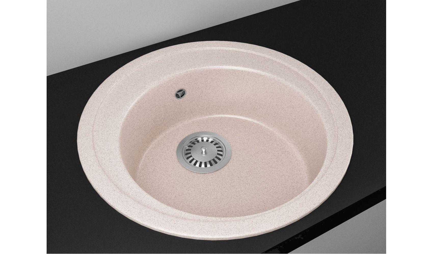 Кухонная мойка Lexona Blansh гранитная з краном Авена - фото 7