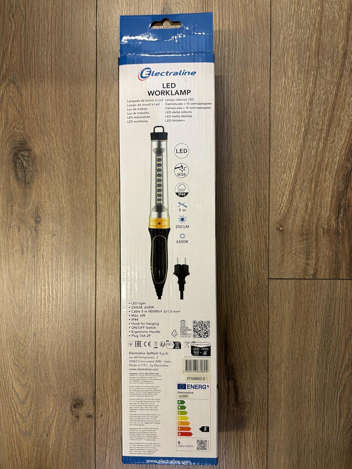 Лампа робоча Electraline LED 250 Лм 5 м IP44 - фото 6