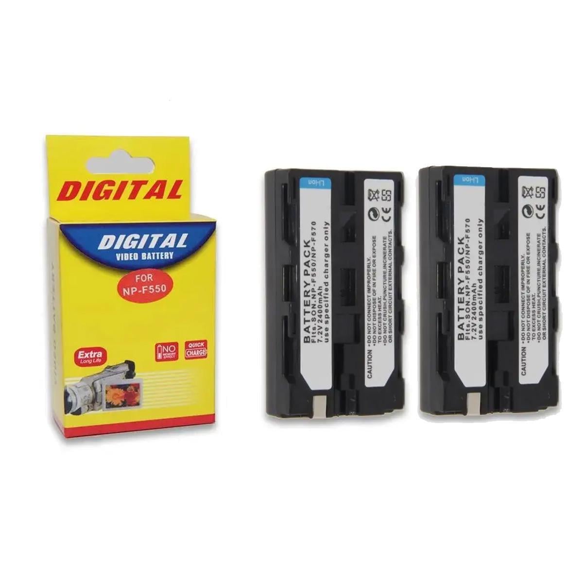 Аккумуляторы 2200 mAh универсальные для видеосвета камеры F770/F750 2 шт. (33998500)