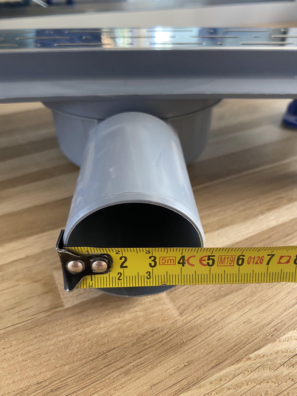 Трап лінійний MAXIFLOW Сlassik scala 80 cм з решіткою Плитка (4014.0Y050K.080) - фото 4