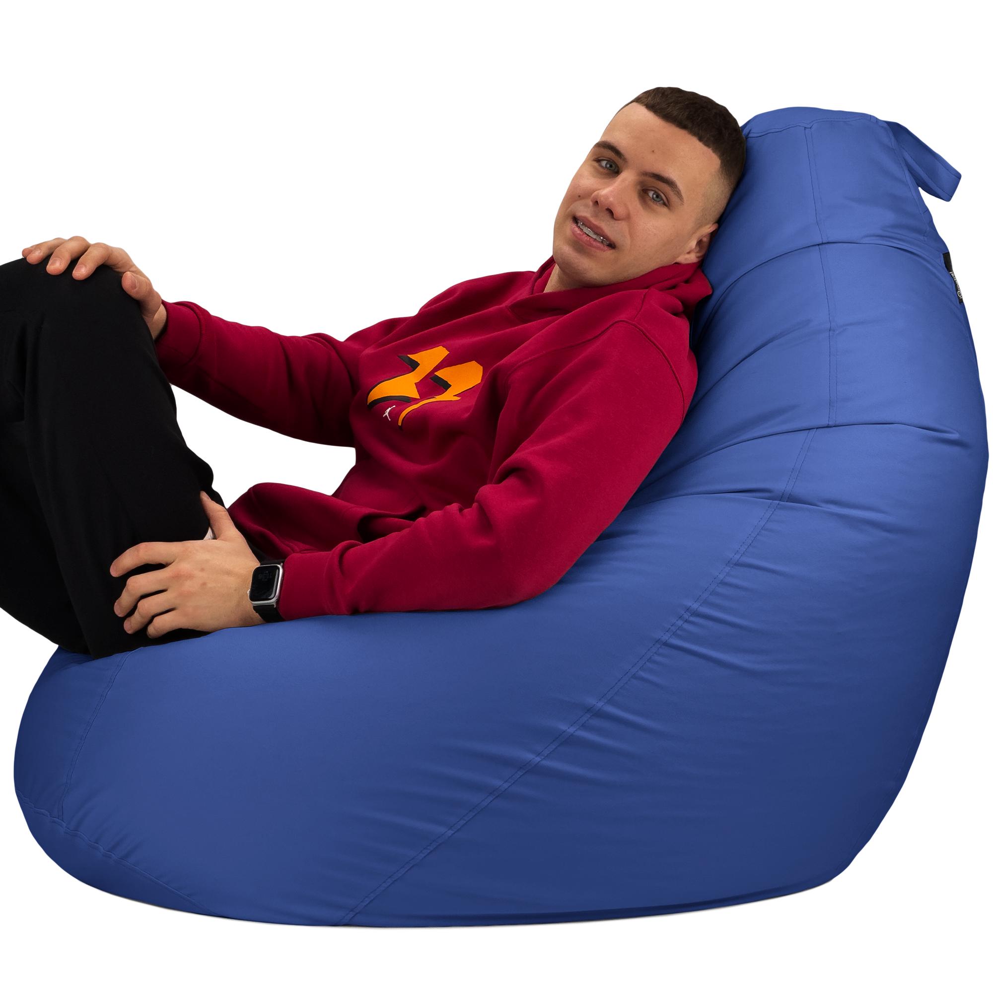 Кресло-мешок Студия Комфорта Груша оксфорд флекс 150х100 см Синий (901234) - фото 4 Кресло-мешок Студия Комфорта Груша оксфорд флекс 150х100 см Синий (901234) - фото 4