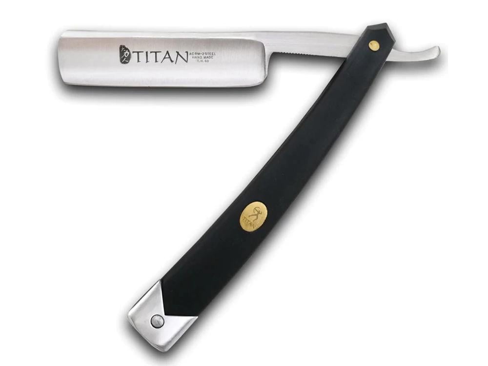 Бритва опасная клинковая Titan 251 Ретро с титановым лезвием (1008-621-01) Бритва опасная клинковая Titan 251 Ретро с титановым лезвием (1008-621-01)