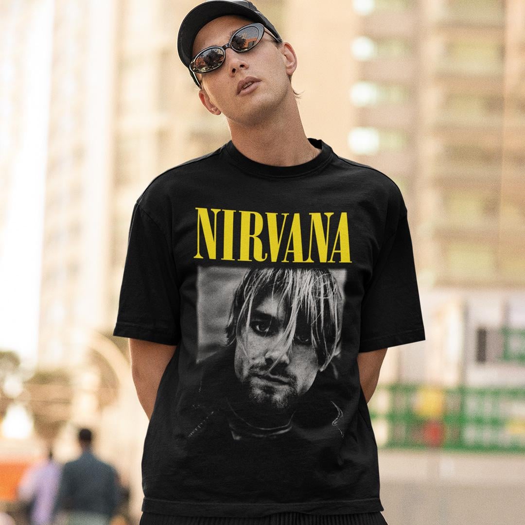 Футболка унисекс Nirvana Kurt Cobain Portrait 2XL Черный (32699541)