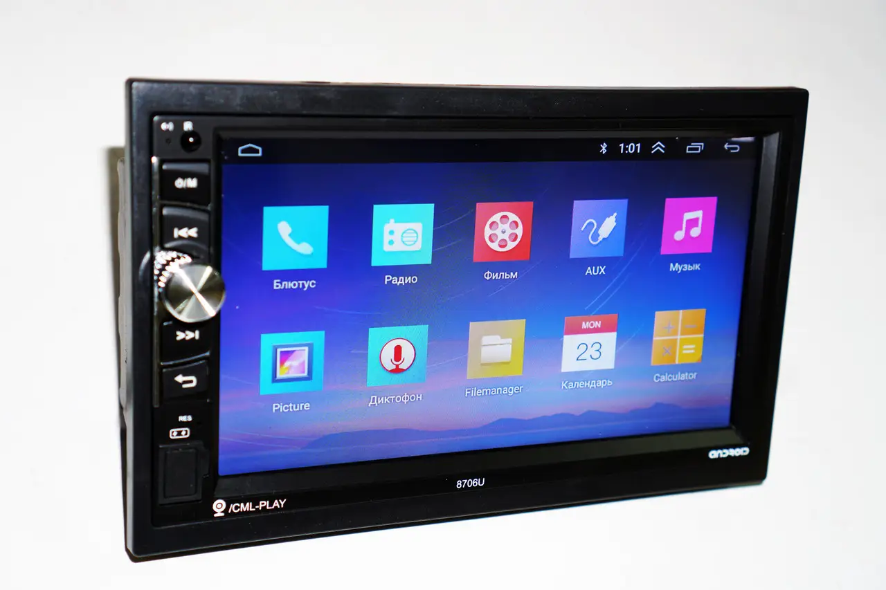 Автомагнитола сенсорный 7" 2din GPS Adnroid WiFi Bluetooth 8706 короткая база - фото 11