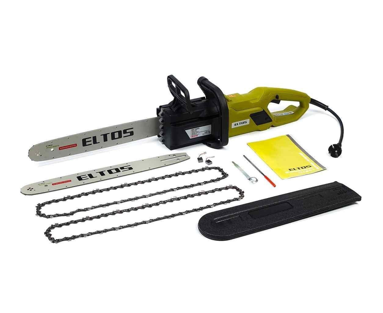 Электропила безмасляная Eltos ПЦ-2750 2 шины 2 цепи (27140291) - фото 2 Электропила безмасляная Eltos ПЦ-2750 2 шины 2 цепи (27140291) - фото 2