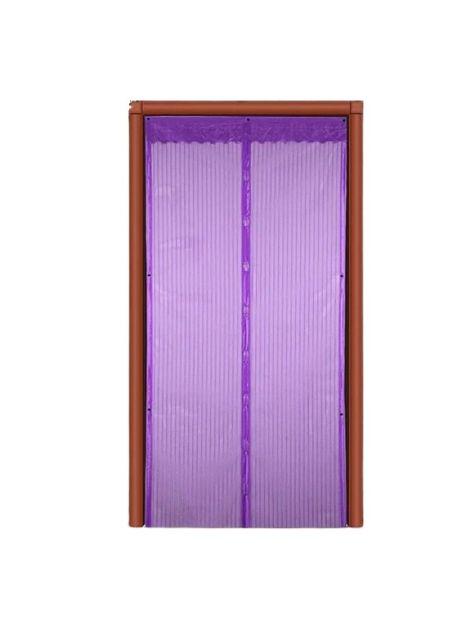 Штора антимоскітна дверна на магнітах 210х100 см Фіолетовий - фото 2 Штора антимоскітна дверна на магнітах 210х100 см Фіолетовий - фото 2