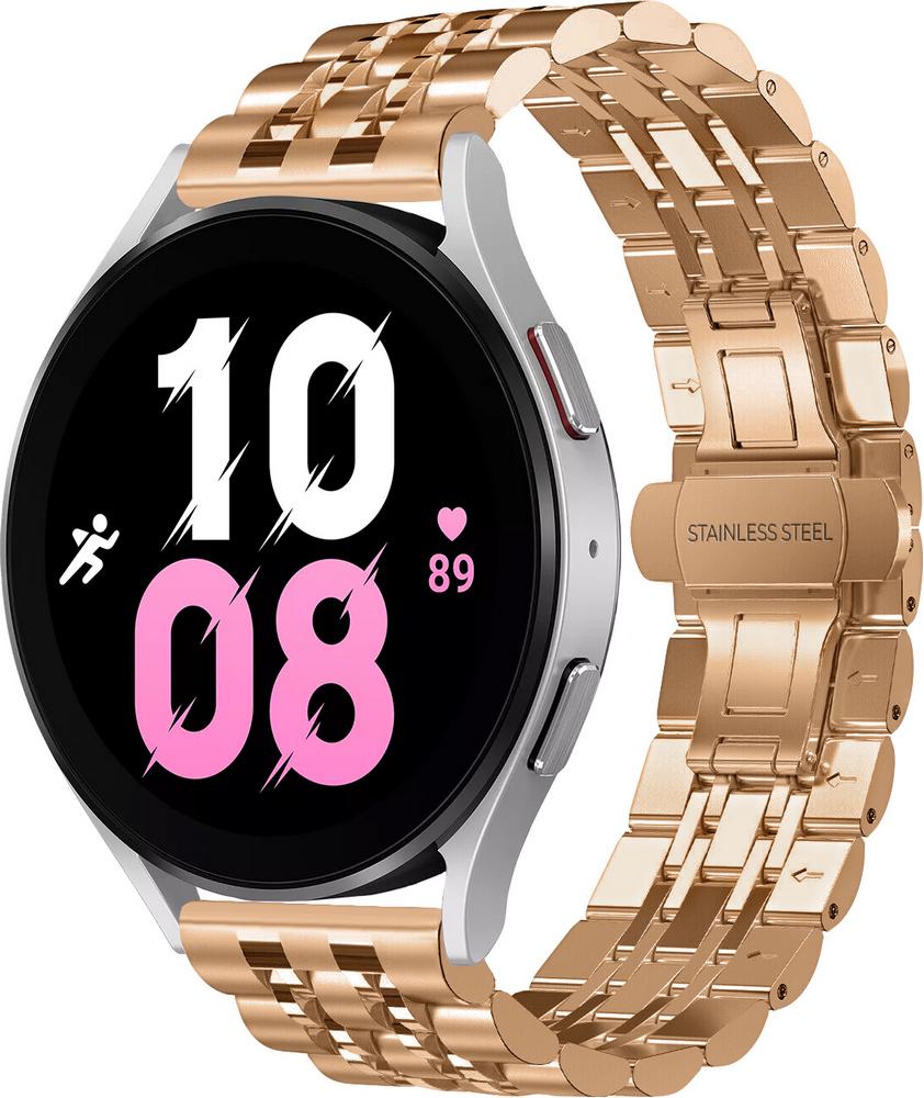 Браслет металлический Spinye для Galaxy Watch 5 44 мм Rose Gold (29601-27)