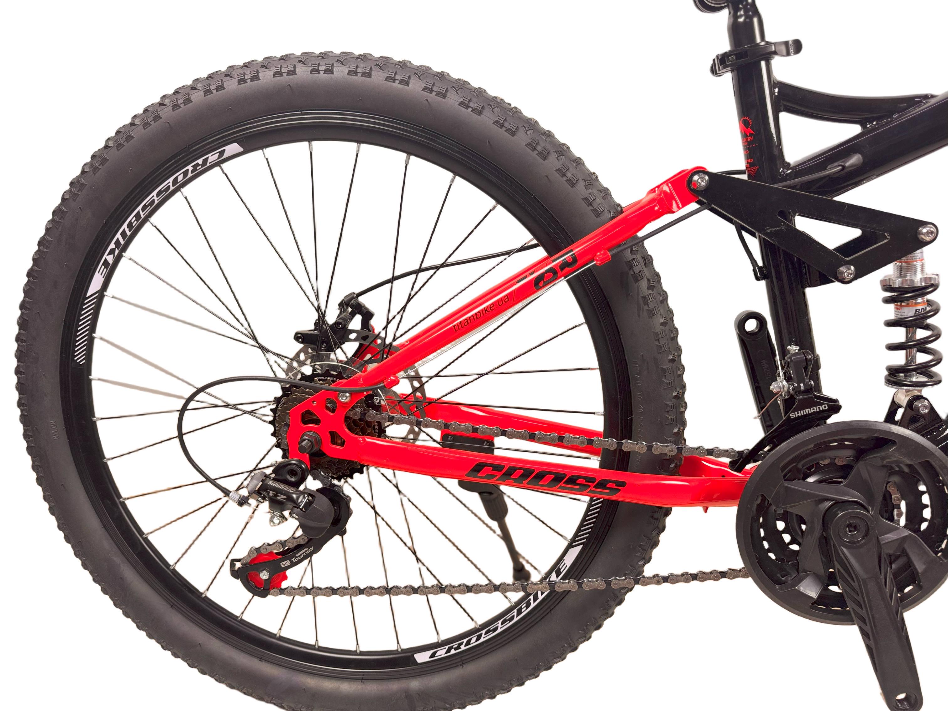Велосипед Cross Tornado 26" 14" Красный - фото 2