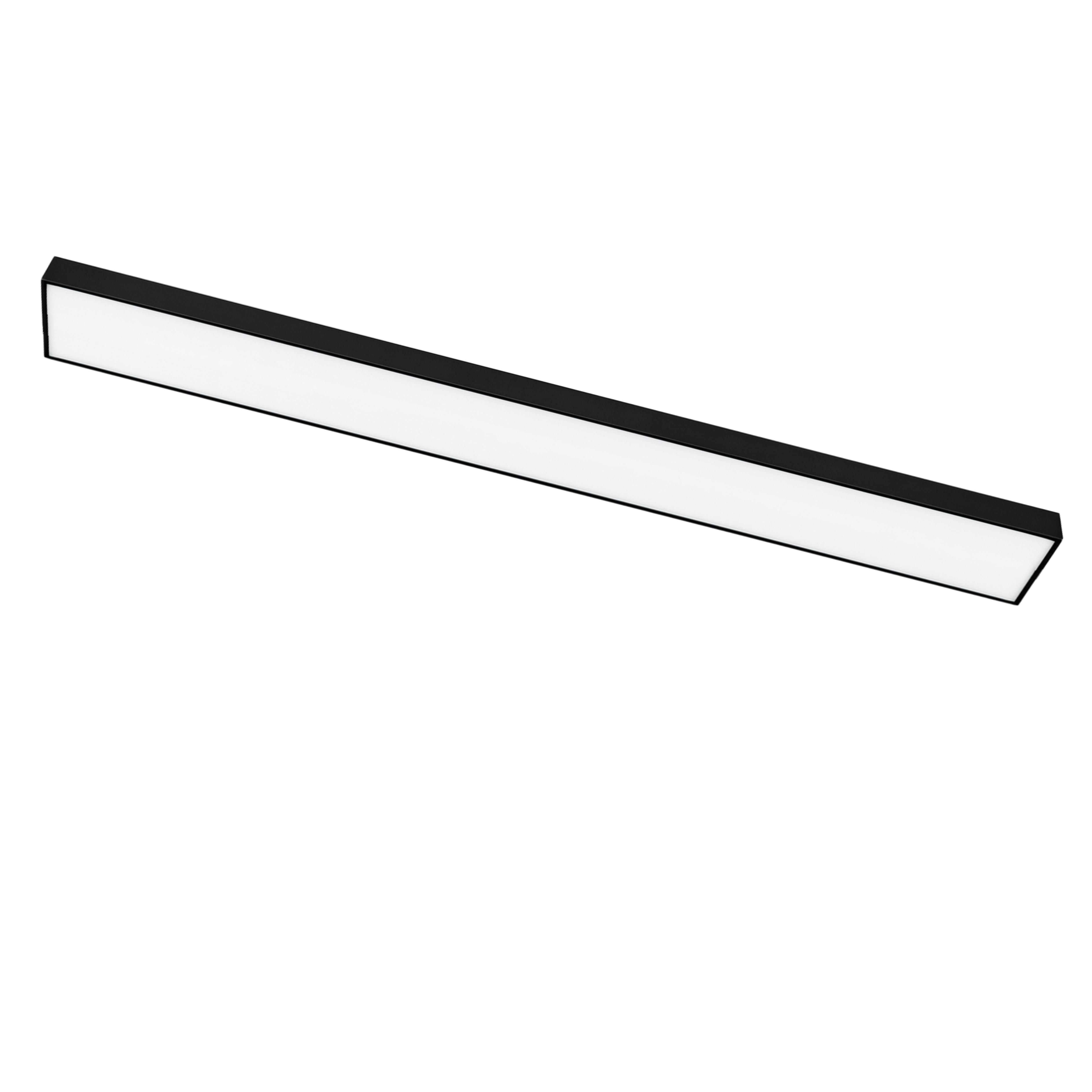 Світильник світлодіодний підвісний SOLO 100 Вт 1180x150x41 мм Чорний (10655)