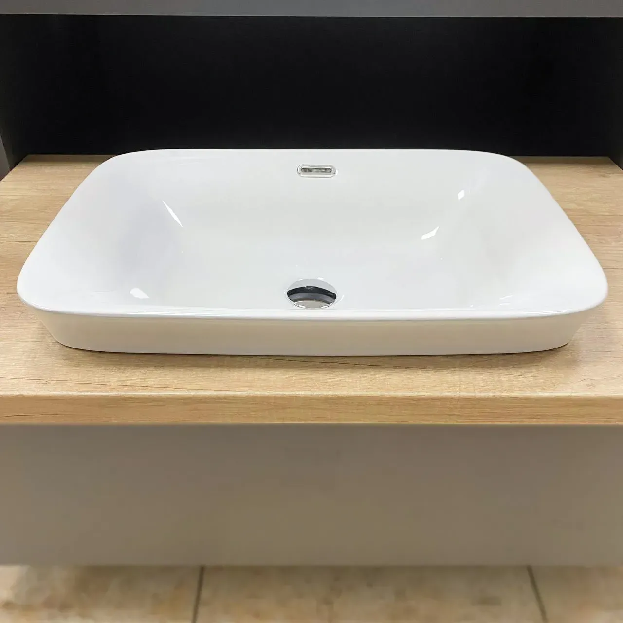 Раковина врезная VBI Mellitto прямоугольная 415x585 мм Белый (RM-VBI-018018)