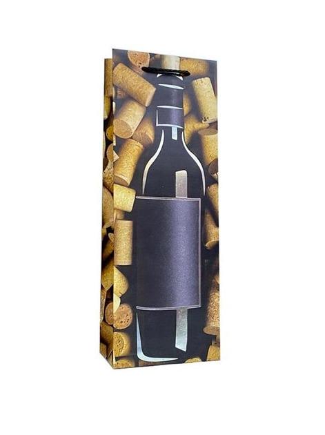 Пакет подарочный бумажный под бутылку R95556 Wine party 36х13х8 см