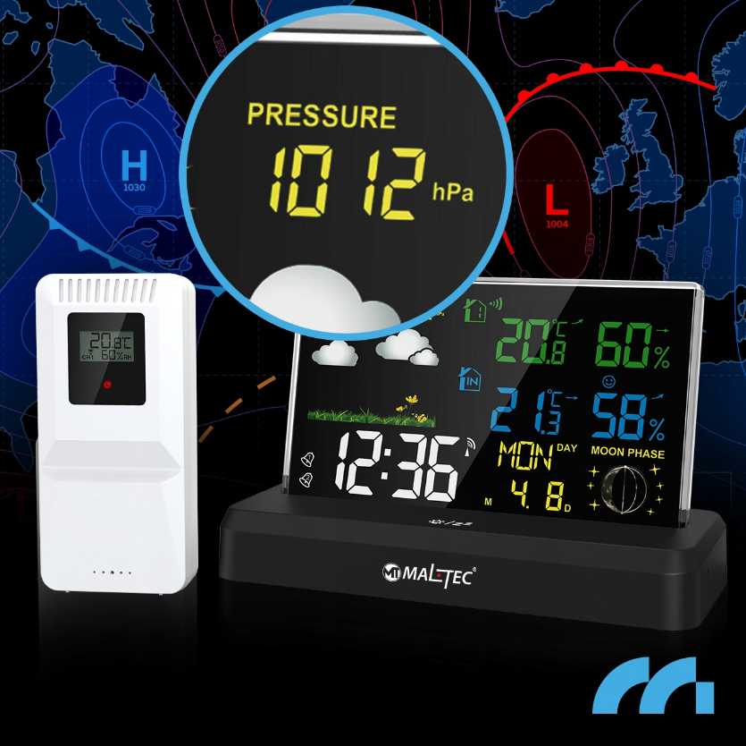 Метеостанция беспроводная Maltec Daily2000M (2451698282) - фото 4