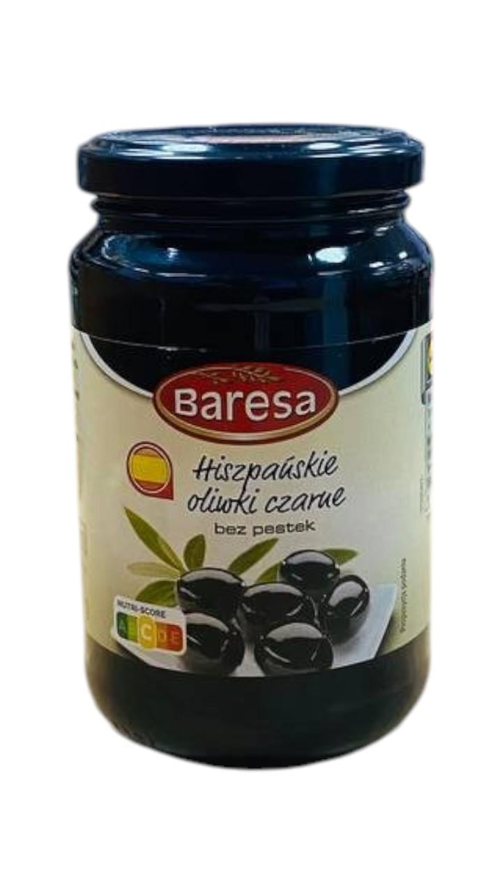 Оливки черные без косточки Baresa 340 г