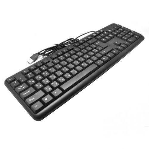 Клавіатура класична UKC KEYBOARD X1 K107 USB 440x136х20 мм Чорний - фото 2