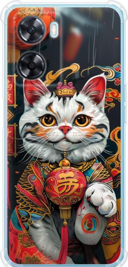 Чехол на Oppo A57s China Cat v2 (6135sp-2931-42517)
