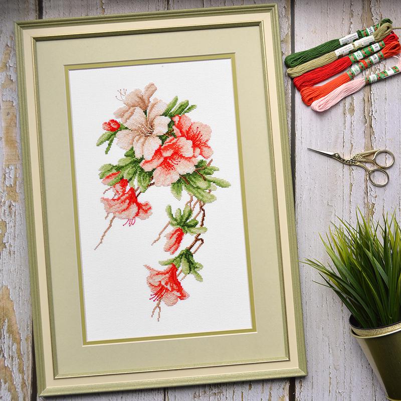 Набор для вышивки крестом Азалия (479)