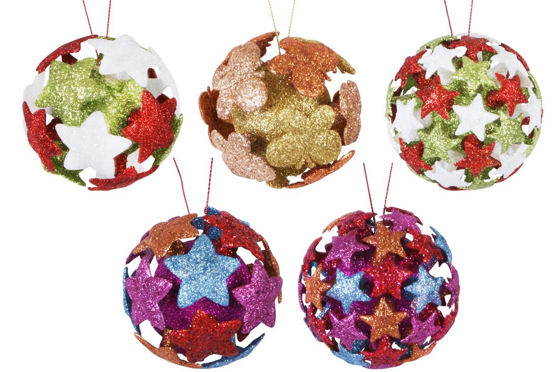 Шар новогодний BonaDi D-8 см 5 шт. (NY21-115)