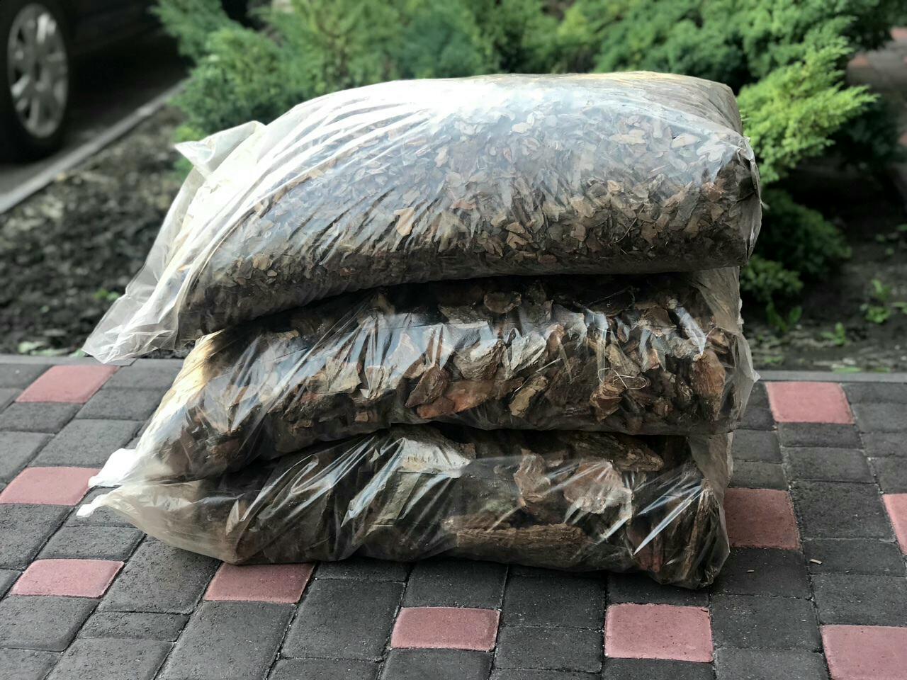 Кора соснова декоративна велика STONELAK GARDENS 50 л фр.7-10 см - фото 4