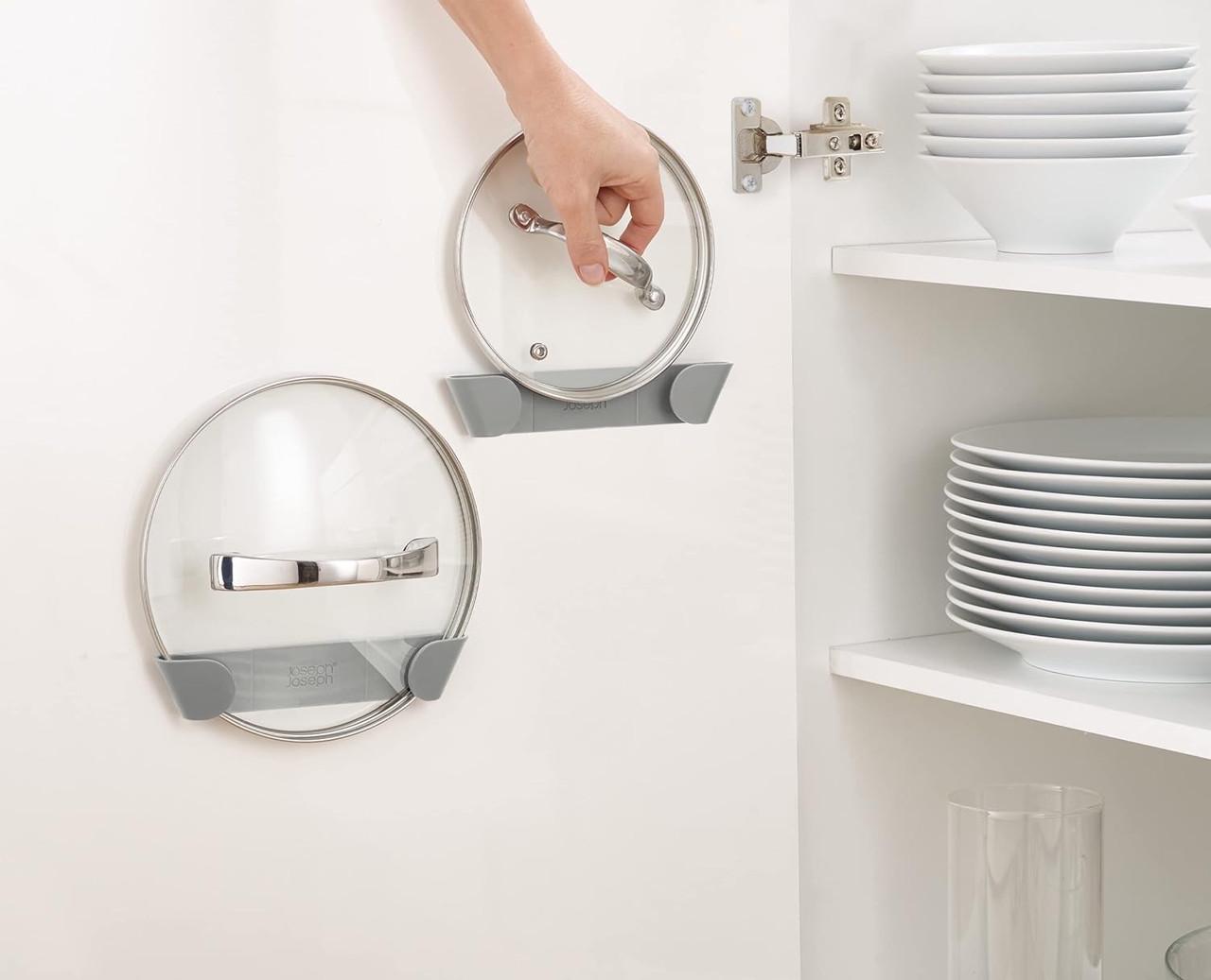 Набор из 3 держателей Joseph Joseph Duo для крышек (851668) - фото 3 Набор из 3 держателей Joseph Joseph Duo для крышек (851668) - фото 3