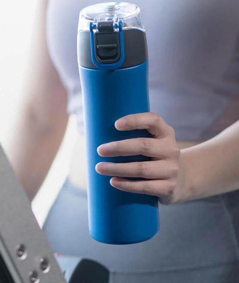 Пляшка для води Fun Home Sports Cold Cup 500 мл Blue (43210) - фото 2 Пляшка для води Fun Home Sports Cold Cup 500 мл Blue (43210) - фото 2