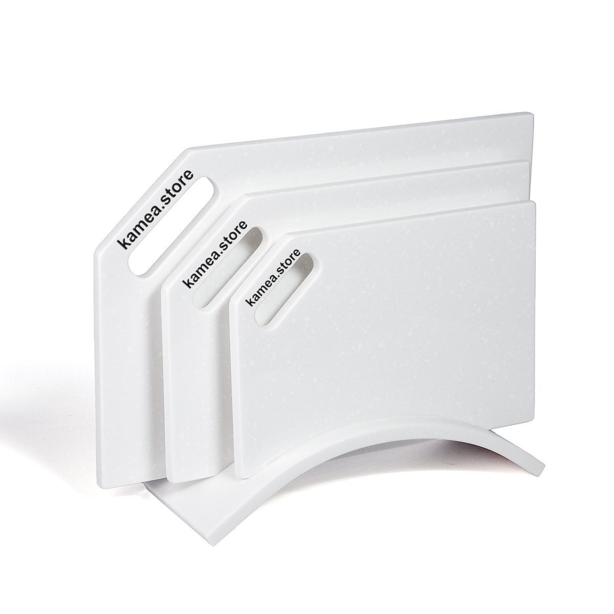 Набір дощок кухонних Kamea із штучного каменю Arctic Ice