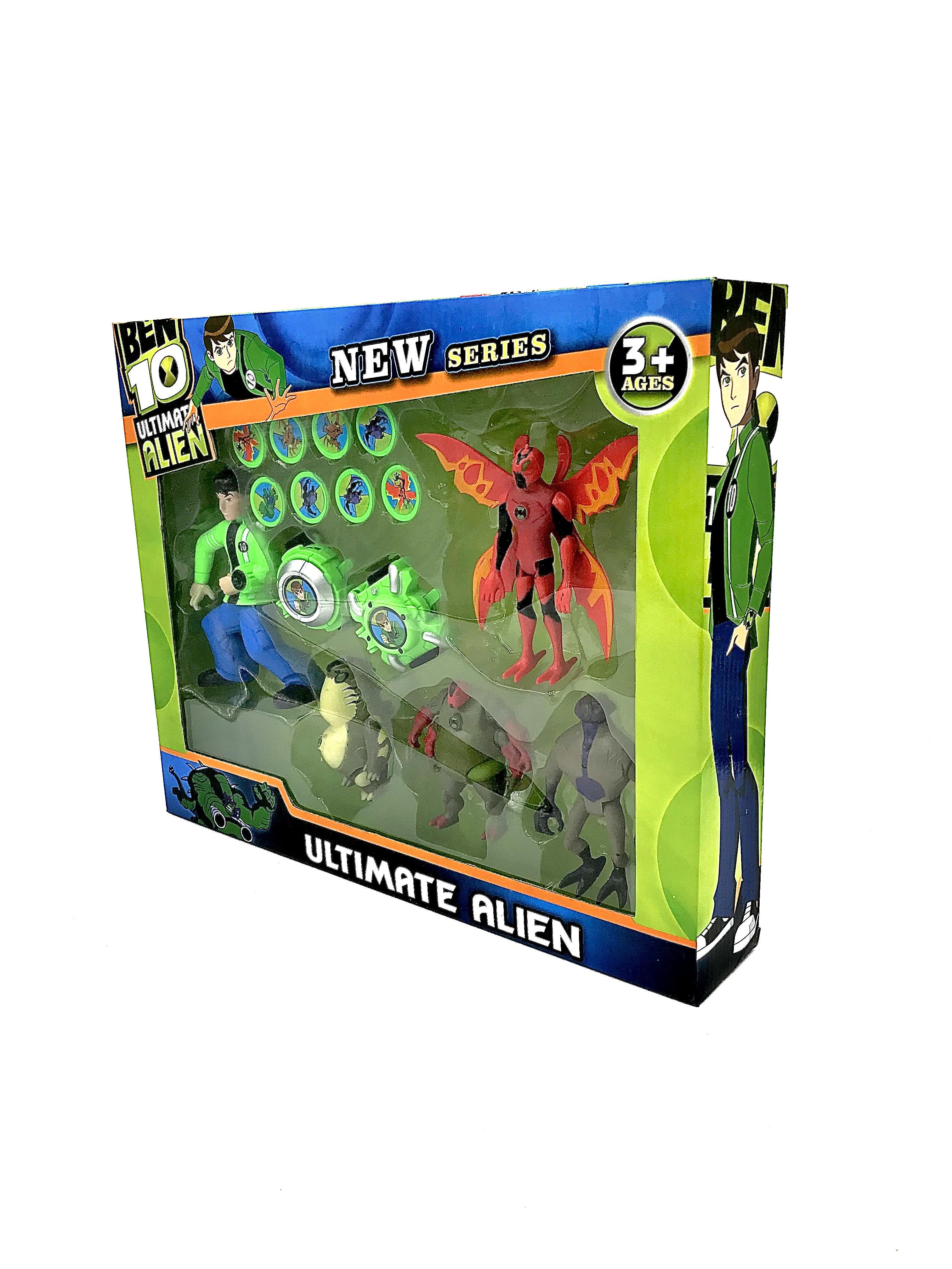 Набор героев Ben 10 4 шт с часами