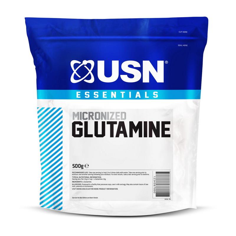 Глутамін USN Glutamine Micronized 500 г Без смаку (07743-01)