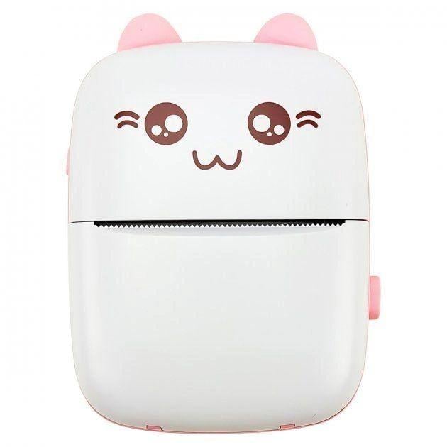 Термопринтер BAMBI CAT MINI портативний дитячий Рожевий (PT1-2)