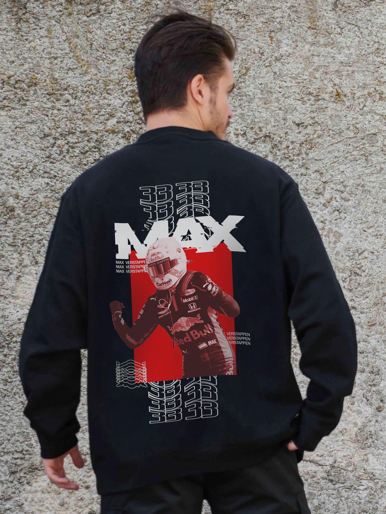 Світшот оверсайз з принтом Without Max L/XL Black (L/XL8055626)