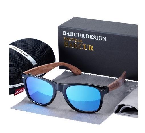Солнцезащитные очки BARCUR DESIGN Wayfarer с поляризованными линзами Синий (BC8700/Sky/Blue/EVA)