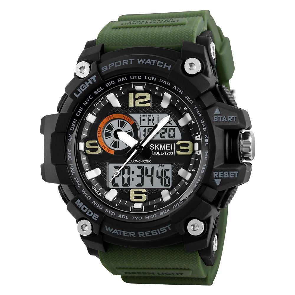 Годинник наручний чоловічий Skmei 1283 1283AG Army Green (12300)