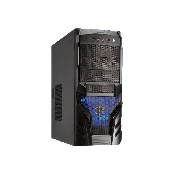 Корпус Casecom CJ-171 Black, PSU 500W (CJ-171-500BLUE)