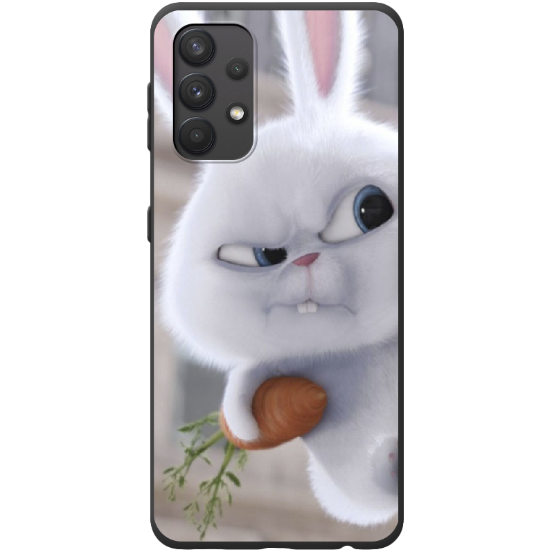 Чохол BoxFace Samsung A325 Galaxy A32 Rabbit Snowball Чорний силікон (42084-up1116-42567)