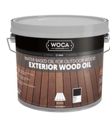 Масло для деревянных террас WOCA Exterior wood Oil Black 2,5 л Черный (17537741) - фото 1