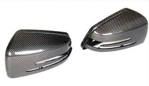 Накладки на зеркала DDCarbon для Mercedes C-class W204 2007-2015 карбон (147844)