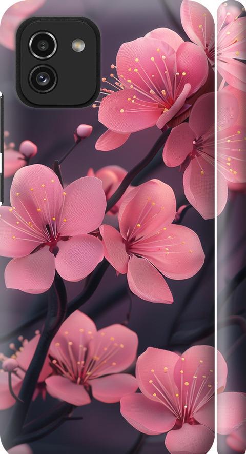 Чохол на Samsung Galaxy A03 A035F Пурпурова сакура (6075m-2499-42517)